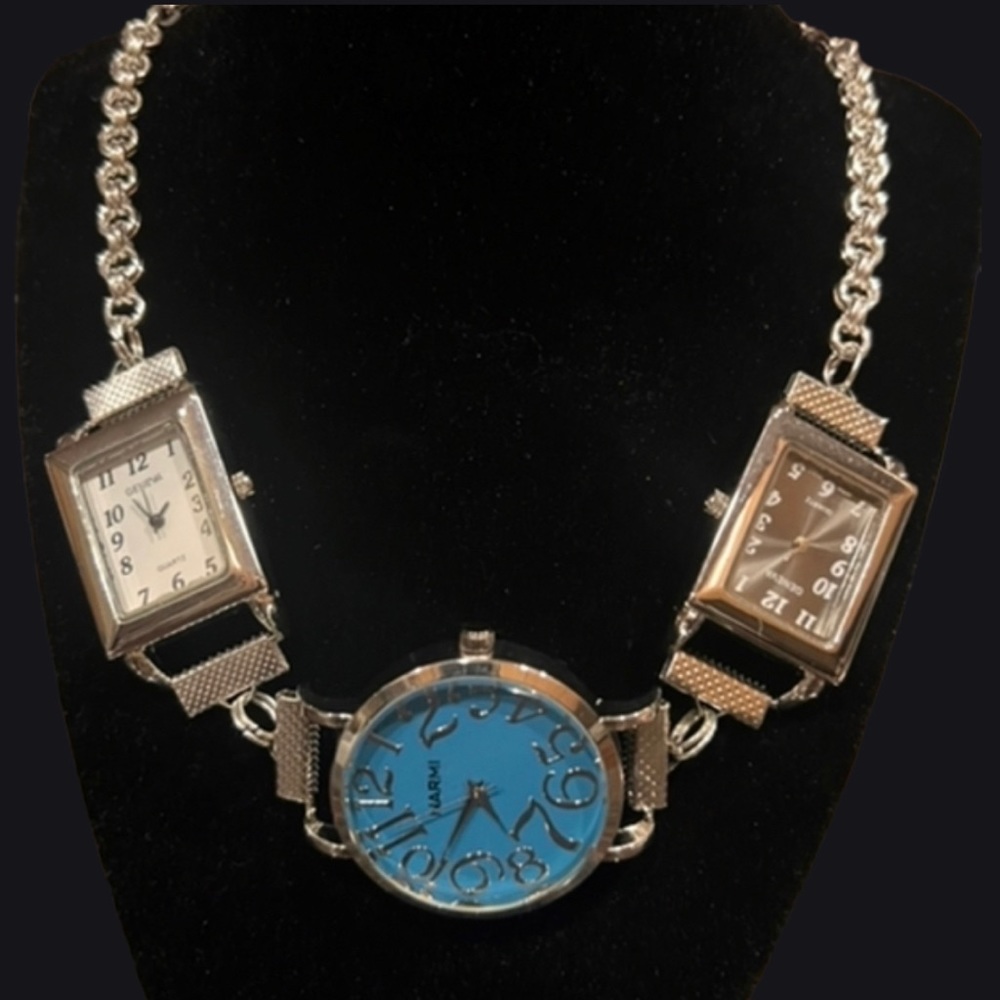 Handmade, watch, choker necklace